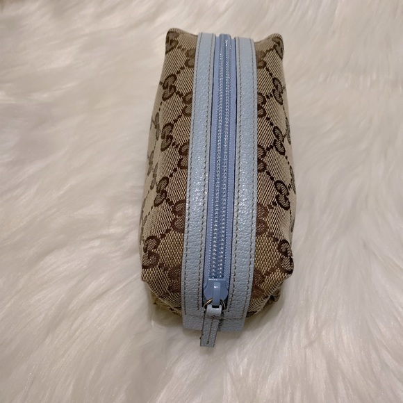 EUC Gucci Monogram clasp pouch/wallet with box - Picture 4 of 10